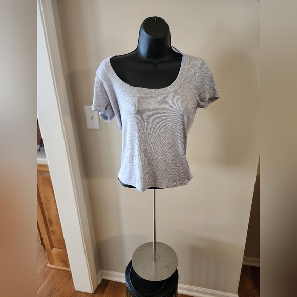 Cotton On Tops - EE - Cotton:On Staple Scoop Neck Short Sleeve Top L